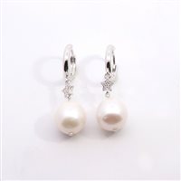 Orecchini Domar Gioielli Donna Orecchini perle argento 925 in Argento Cubic Zirconia EPB119537